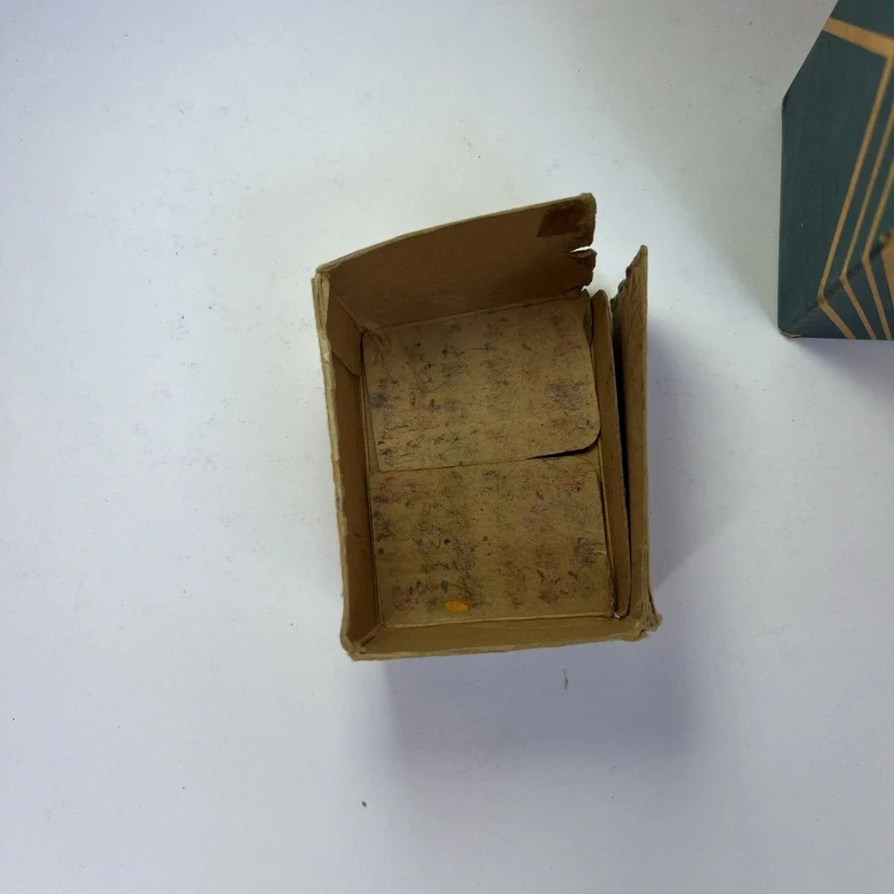 VTG Crayola Rubens No 48 Prewar Box Rare Retired Colors Prussian Blue Flesh Etc